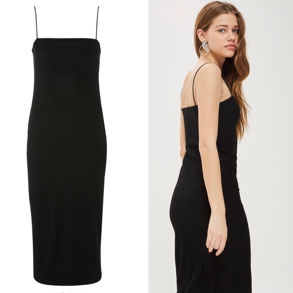 topshop bodycon midi dress